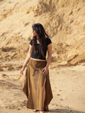 BOHEME PATH SKIRT - KHAKI