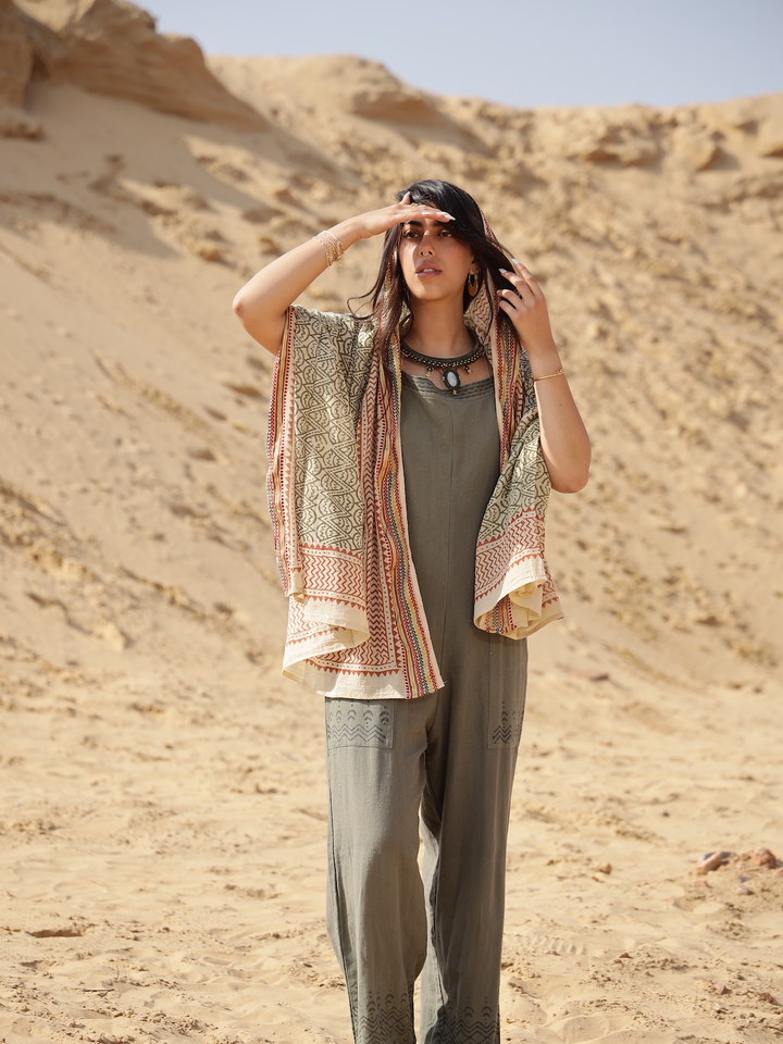 ZAHRA EMBROIDERED SCARF