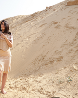 MIRHA CASHMERE SILK - PINK SUNSET