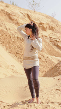 ANANDA LEGGINGS - CHOCOLATE