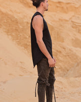 AELIX BAMBOO TANK TOP - BLACK