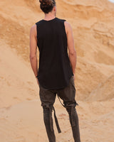 AELIX BAMBOO TANK TOP - BLACK