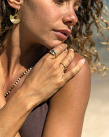 WAVING RING - BRASS