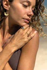 ANNEAU ONDULÉ - LAITON