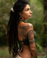 KAHILI TOP - DARK GREEN