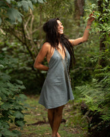 OCEANA DRESS - GREY BLUE
