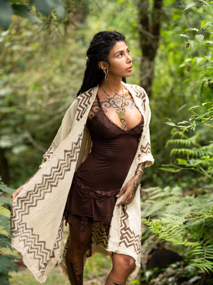 STEAMPUNK DRESS - BROWN
