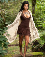 STEAMPUNK DRESS - BROWN