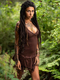 STEAMPUNK DRESS - BROWN