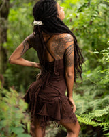 STEAMPUNK DRESS - BROWN