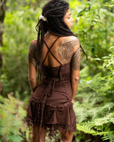 STEAMPUNK DRESS - BROWN