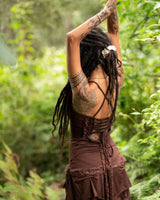 STEAMPUNK DRESS - BROWN