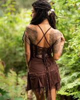 STEAMPUNK DRESS - BROWN