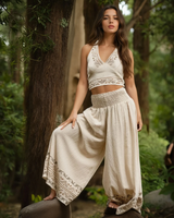 RIVER WIDE PANTS - SAND