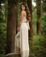 RIVER WIDE PANTS - SAND