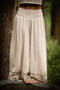 PANTALON LARGE RIVER - SABLE