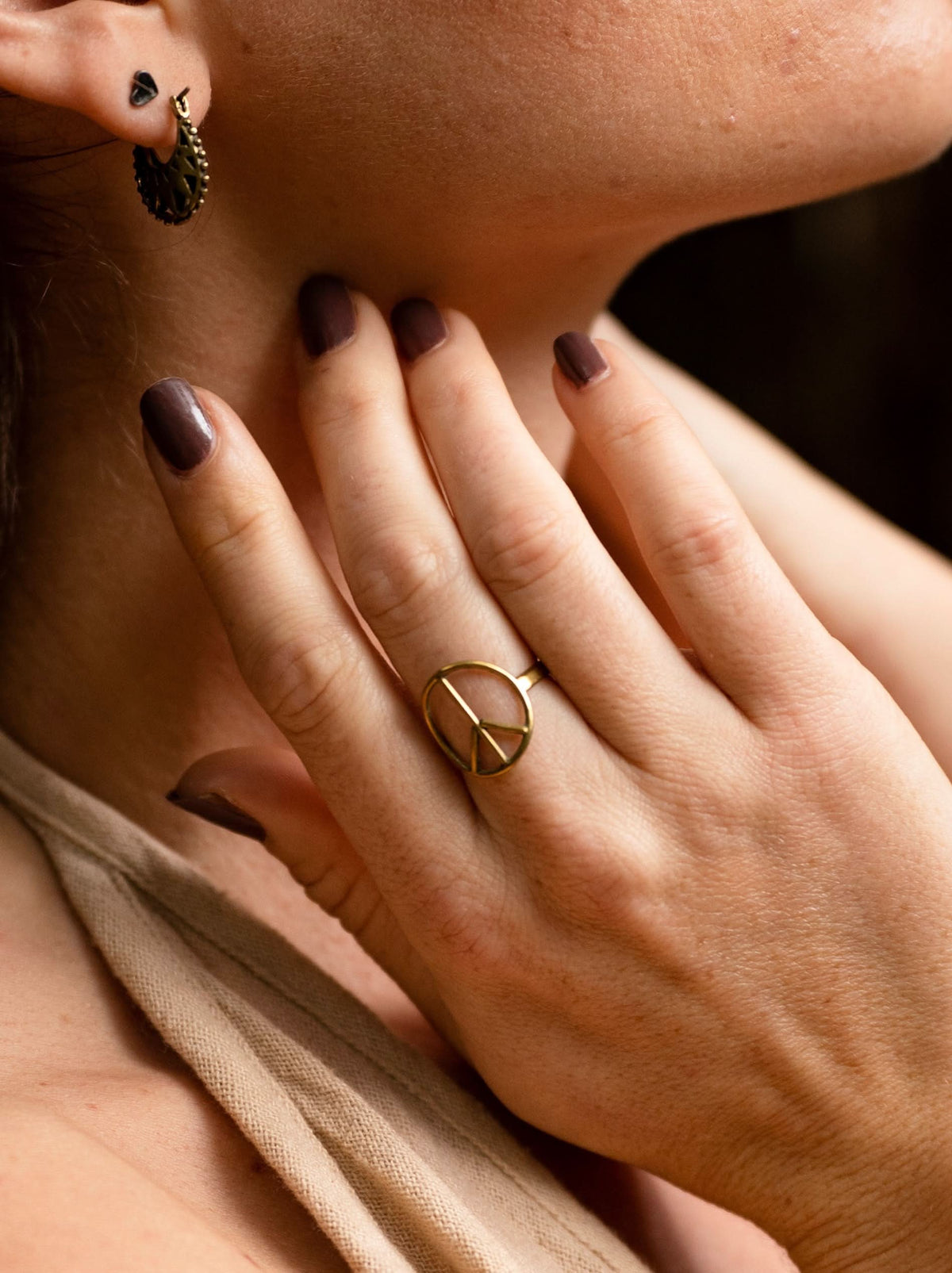 RING OF PEACE - BRASS