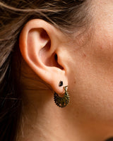 TRIBAL EARRINGS - BRASS