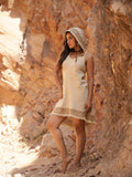 SOLENNE HOODED DRESS