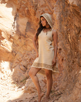 SOLENNE HOODED DRESS
