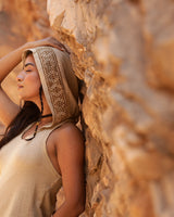 SOLENNE HOODED DRESS