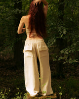 ENLIGHTENED FLARE PANTS - CREAM