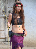 GYPSY CROPPED TOP - BLACK