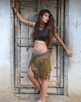 GYPSY CROPPED TOP - BLACK