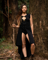 ENCHANTED EARTH VEST - BLACK