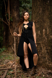ENCHANTED EARTH VEST - BLACK