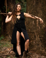 ENCHANTED EARTH VEST - BLACK