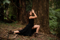 ENCHANTED EARTH VEST - BLACK