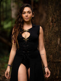 ENCHANTED EARTH VEST - BLACK