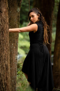 ENCHANTED EARTH VEST - BLACK