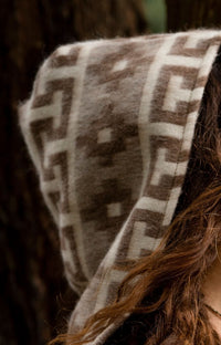 MOUNTAIN ALPACA GEOMETRIC SCARF - MAN