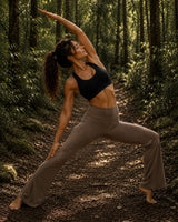 BAMBOO YOGA PANTS - BROWN