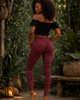 ANANDA LEGGINGS - MAROON
