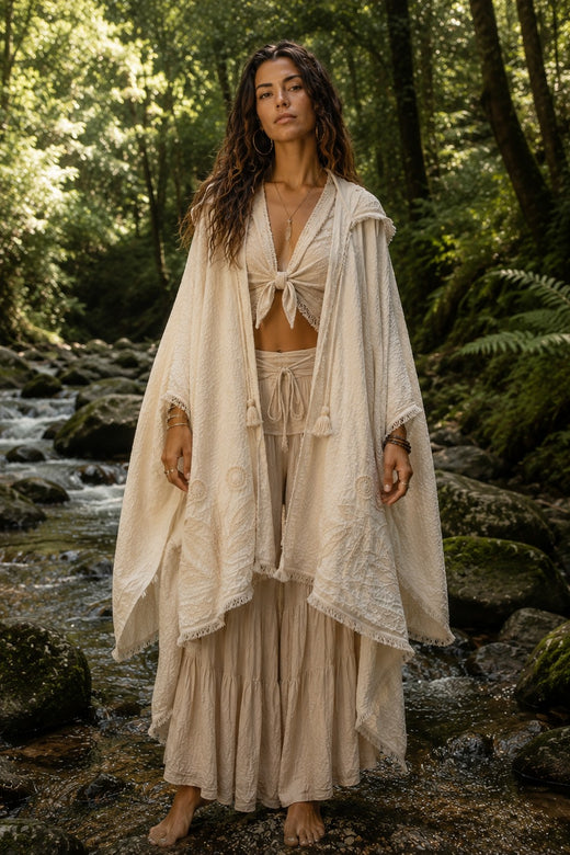 NOMADIC PONCHO - NATURAL