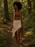 BAMBOO SOLSTICE SKIRT - CREAM