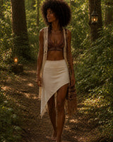 BAMBOO SOLSTICE SKIRT - CREAM