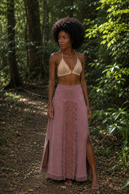 SOLEIA COTTON MAXI SKIRT