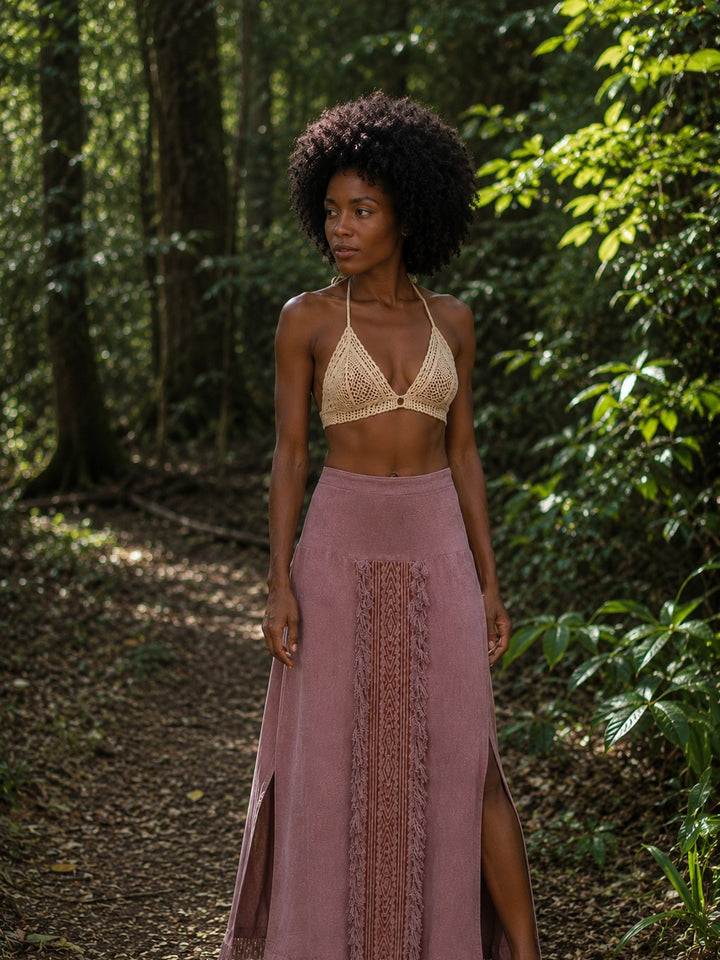 SOLEIA COTTON MAXI SKIRT
