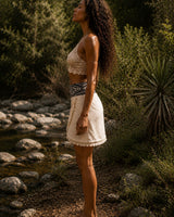 SHAMANIC EARTH SKIRT - CREAM