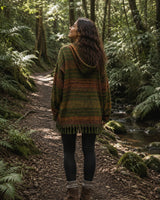 ORLY HOODED WINTER JUMPER - GREEN