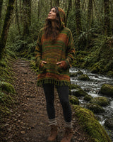 ORLY HOODED WINTER JUMPER - GREEN