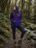 ORLY HOODED WINTER JUMPER - BLUE