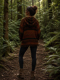 ORLY HOODED WINTER JUMPER - BROWN