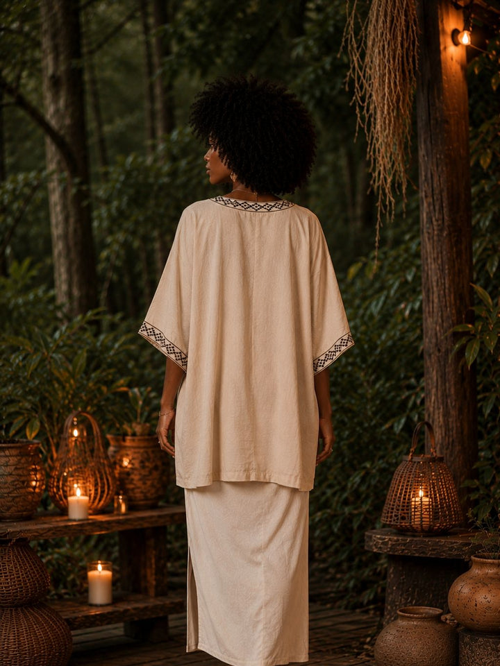 RUMI KIMONO - CREAM
