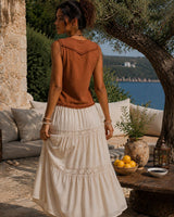 FLORENTINE TOP - LIGHT RUST