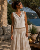FLORENTINE TOP - CREAM